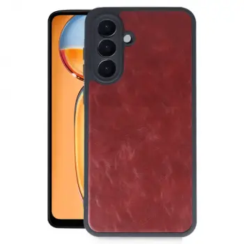 Samsung Galaxy A26 Kılıf Aras Deri Kapak - Bordo