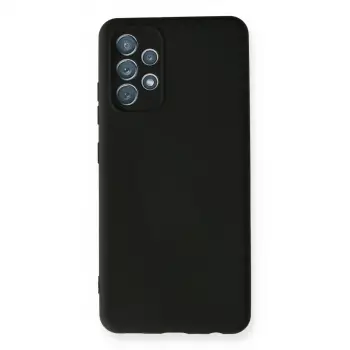 Samsung Galaxy A32 Kılıf Nano İçi Kadife Silikon - Siyah