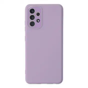 Samsung Galaxy A33 5g Kılıf Lansman Glass Kapak - Lila