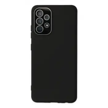 Samsung Galaxy A33 5g Kılıf Lansman Glass Kapak - Siyah