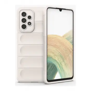 Samsung Galaxy A33 5g Kılıf Optimum Silikon - Krem