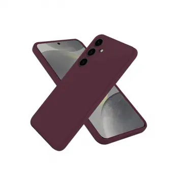 Samsung Galaxy A36 Kılıf First Silikon - Mürdüm