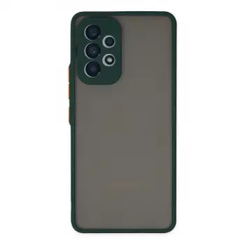 Samsung Galaxy A53 5g Kılıf Montreal Silikon Kapak - Yeşil