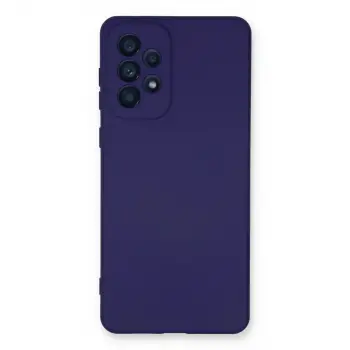 Samsung Galaxy A53 5g Kılıf Nano İçi Kadife Silikon - Mor