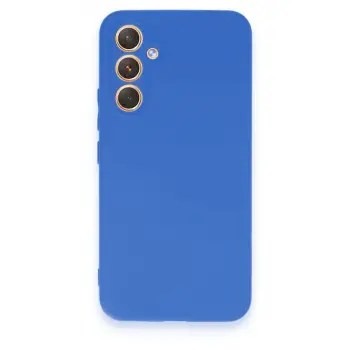Samsung Galaxy A54 5g Kılıf First Silikon - Mavi