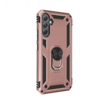 Samsung Galaxy A54 5g Kılıf Sofya Yüzüklü Silikon Kapak - Rose