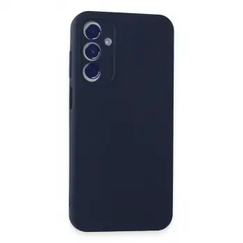 Samsung Galaxy A55 5g Kılıf First Silikon - Lacivert