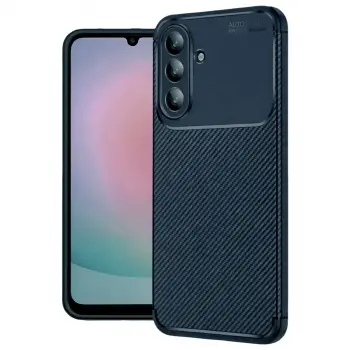 Samsung Galaxy A57 5g Auto Focus Karbon Kapak - Lacivert