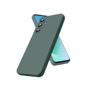 Samsung Galaxy A57 5g First Silikon - Koyu Yeşil