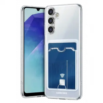 Samsung Galaxy A57 5g Kart Şeffaf Silikon - Şeffaf