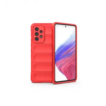 Samsung Galaxy A73 5g Kılıf Optimum Silikon - Kırmızı