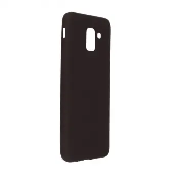 Samsung Galaxy J6 Kılıf First Silikon - Siyah