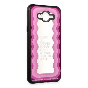 Samsung Galaxy J7 Kılıf Mirror Desenli Kapak - Mirror - 11