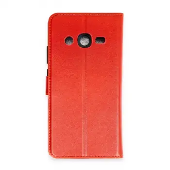 Samsung Galaxy J7 Kılıf Trend S Plus Kapaklı Kılıf - Kırmızı