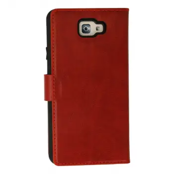 Samsung Galaxy J7 Prime Kılıf Trend S Plus Kapaklı Kılıf - Kırmızı