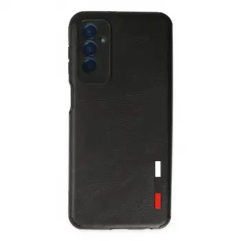 Samsung Galaxy M13 Kılıf Loop Deri Silikon - Siyah