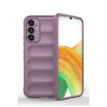 Samsung Galaxy M14 5g Kılıf Optimum Silikon - Mor