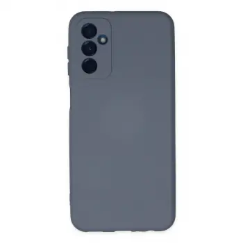 Samsung Galaxy M23 Kılıf Nano İçi Kadife Silikon - Gri