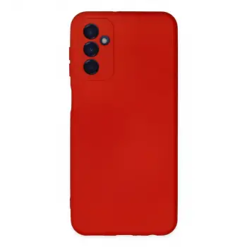 Samsung Galaxy M23 Kılıf Nano İçi Kadife Silikon - Kırmızı