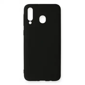Samsung Galaxy M30 Kılıf First Silikon - Siyah