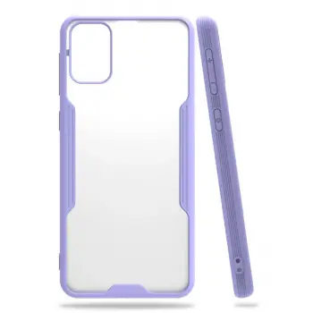 Samsung Galaxy M31 Kılıf Platin Silikon - Lila