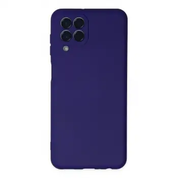 Samsung Galaxy M33 Kılıf Nano İçi Kadife Silikon - Mor