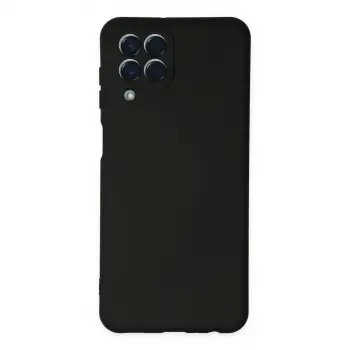 Samsung Galaxy M33 Kılıf Nano İçi Kadife Silikon - Siyah
