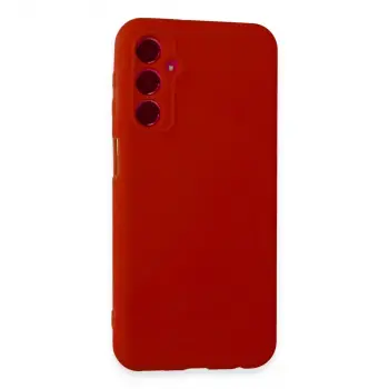 Samsung Galaxy M34 5g Kılıf First Silikon - Kırmızı