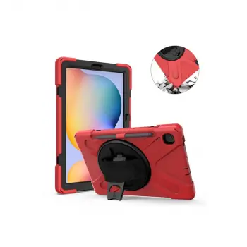 Samsung Galaxy P610 Tab S6 Lite 10.4 Kılıf Amazing Tablet Kapak - Kırmızı