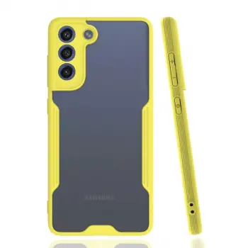 Samsung Galaxy S21 Fe Kılıf Platin Silikon - Sarı