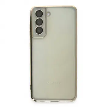 Samsung Galaxy S21 Fe Kılıf Razer Lensli Silikon - Gold