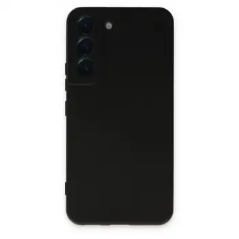 Samsung Galaxy S22 Kılıf Nano İçi Kadife Silikon - Siyah