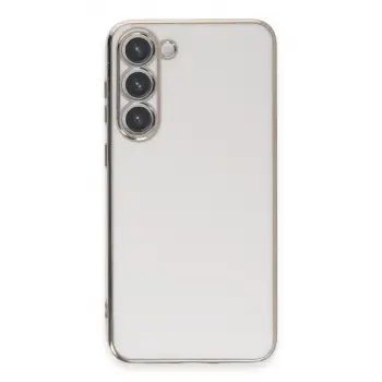 Samsung Galaxy S23 Kılıf Volet Silikon - Beyaz