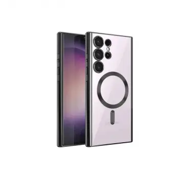 Samsung Galaxy S23 Ultra Kılıf Kross Magneticsafe Kapak - Siyah