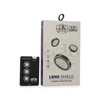 Samsung Galaxy S24 Bilvis Titan Kamera Lens - Derin Mor
