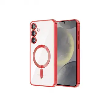 Samsung Galaxy S24 Kılıf Kross Magneticsafe Kapak - Kırmızı