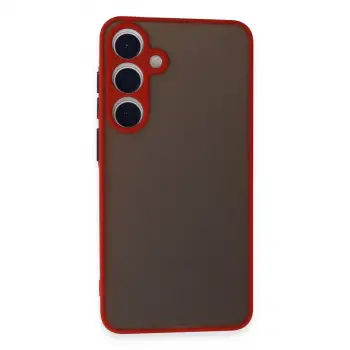 Samsung Galaxy S24 Kılıf Montreal Silikon Kapak - Kırmızı