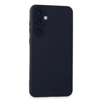 Samsung Galaxy S24 Kılıf Nano İçi Kadife Silikon - Lacivert