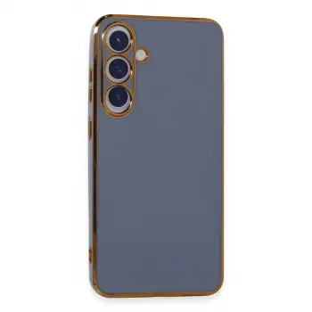 Samsung Galaxy S24 Kılıf Volet Silikon - Mavi