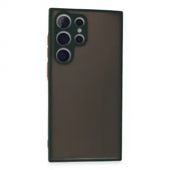 Samsung Galaxy S24 Ultra Kılıf Montreal Silikon Kapak - Yeşil