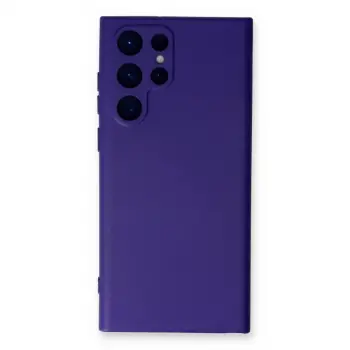 Samsung Galaxy S24 Ultra Kılıf Nano İçi Kadife Silikon - Mor