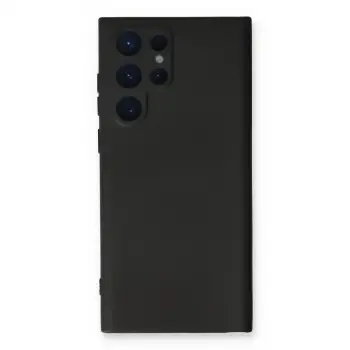 Samsung Galaxy S24 Ultra Kılıf Nano İçi Kadife Silikon - Siyah