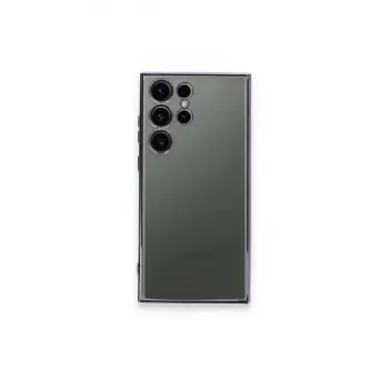 Samsung Galaxy S24 Ultra Kılıf Razer Lensli Silikon - Siyah