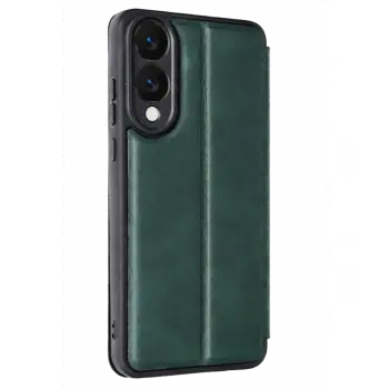Samsung Galaxy S25 Edge Flip Cover - Koyu Yeşil