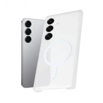 Samsung Galaxy S25 Plus Kılıf Pc Zara Magsafe Şeffaf Kılıf - Şeffaf