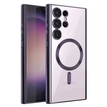 Samsung Galaxy S25 Ultra Kılıf Kross Magneticsafe Kapak - Mor