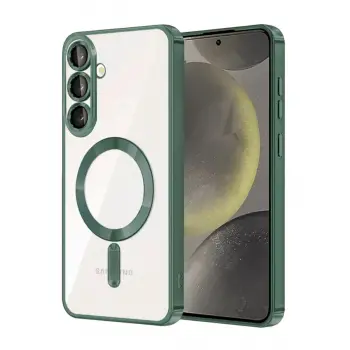 Samsung Galaxy S26 Kross Magneticsafe Kapak - Koyu Yeşil