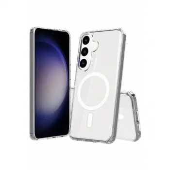 Samsung Galaxy S26 Plus Magneticsafe Şeffaf Silikon - Şeffaf