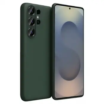 Samsung Galaxy S26 Ultra First Silikon - Koyu Yeşil