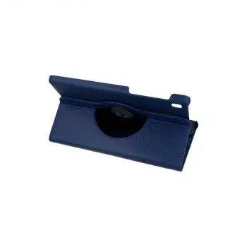 Samsung Galaxy T220 Tab A7 Lite 8.7 Kılıf 360 Tablet Deri Kılıf - Lacivert